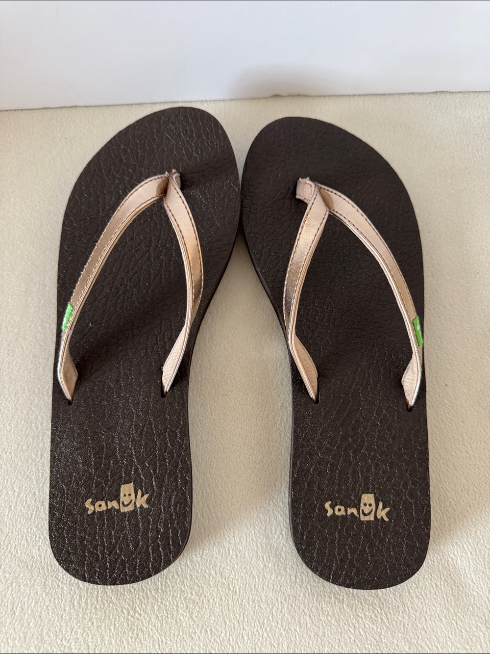 Sanuk flip flops